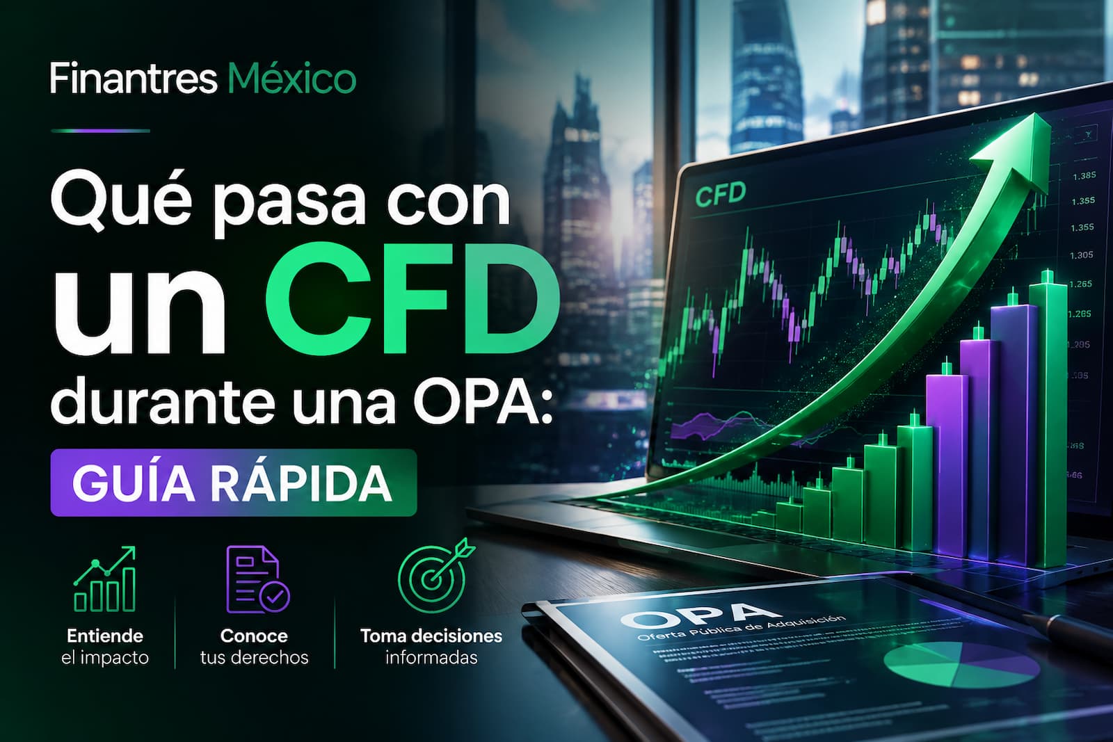 Qué pasa con un CFD durante una OPA guía rápida