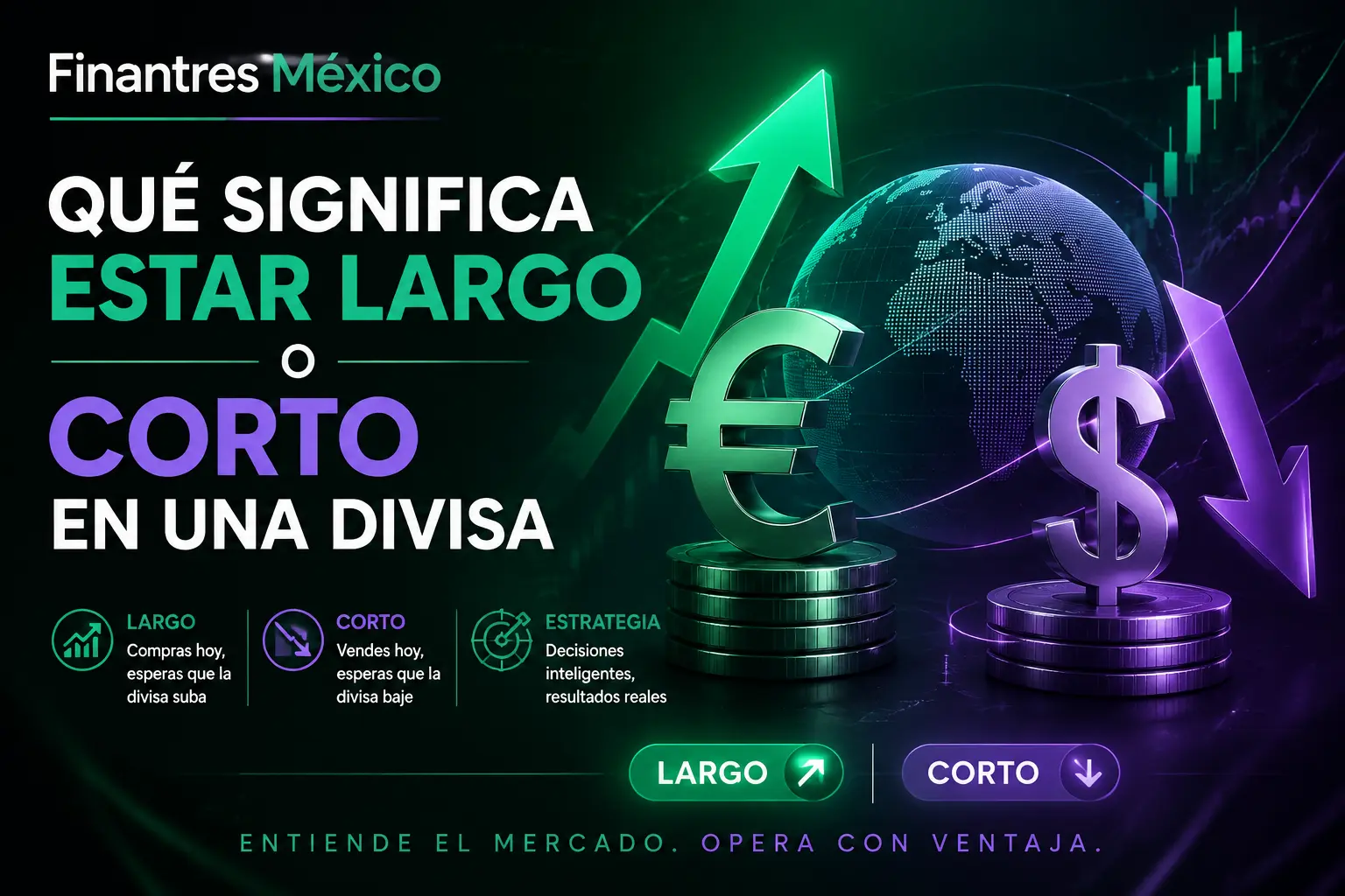 Qué significa estar largo o corto en una divisa