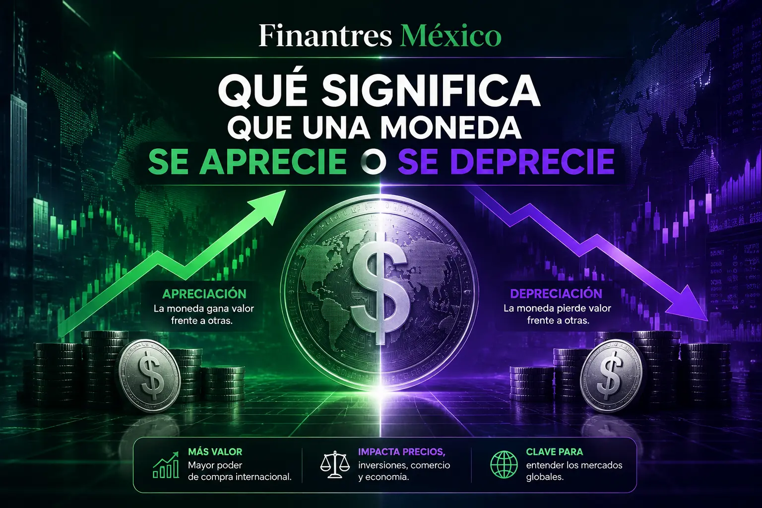 Qué significa que una moneda se aprecie o se deprecie