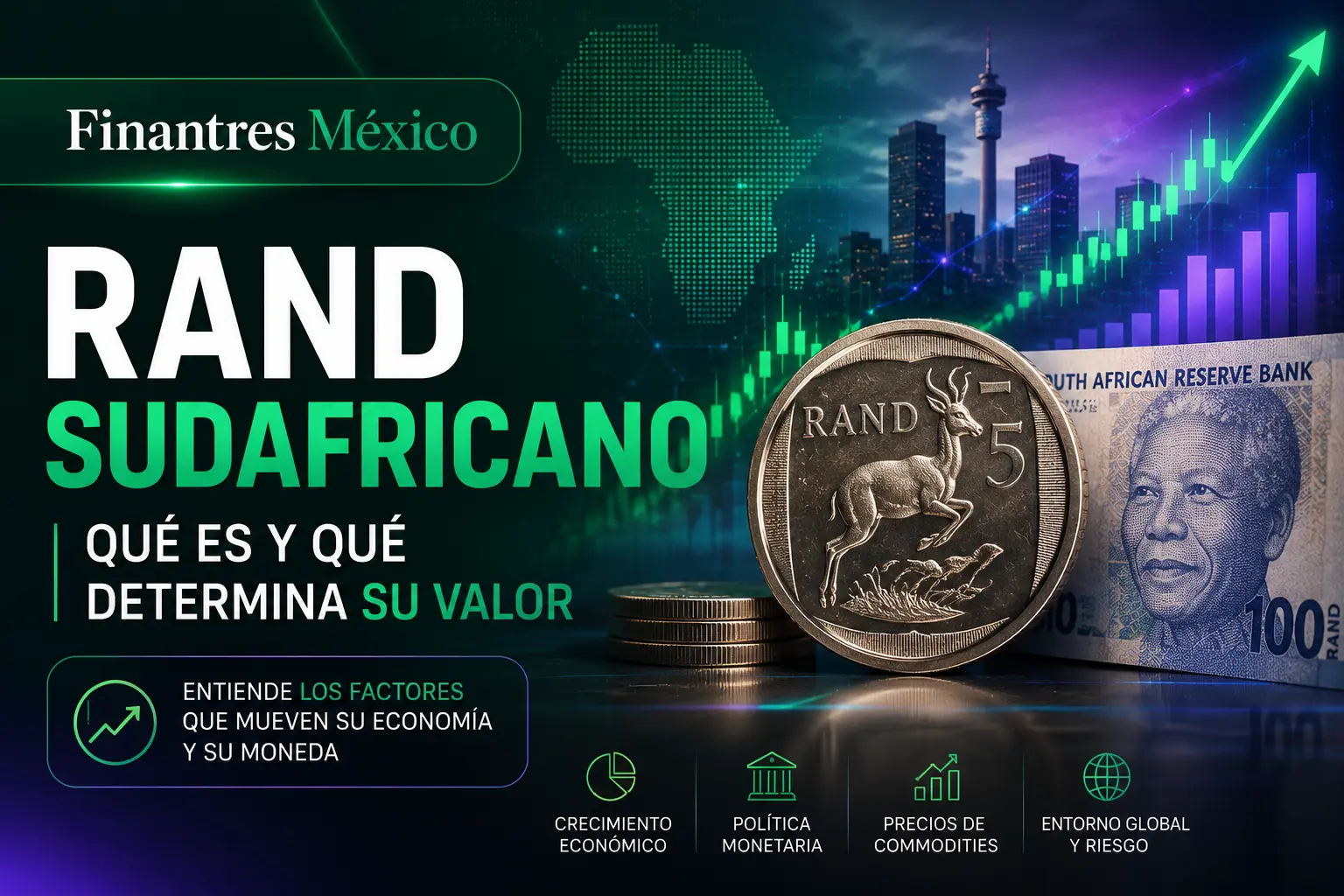 Rand sudafricano qué es y qué determina su valor