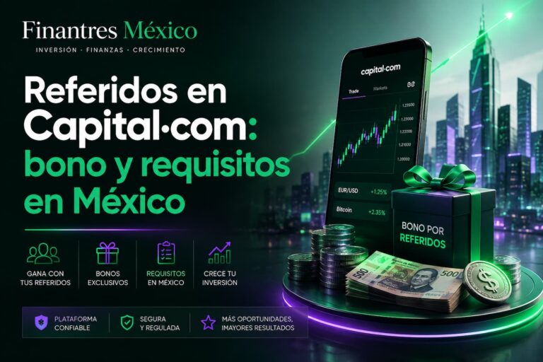 Referidos en Capital.com bono y requisitos en México