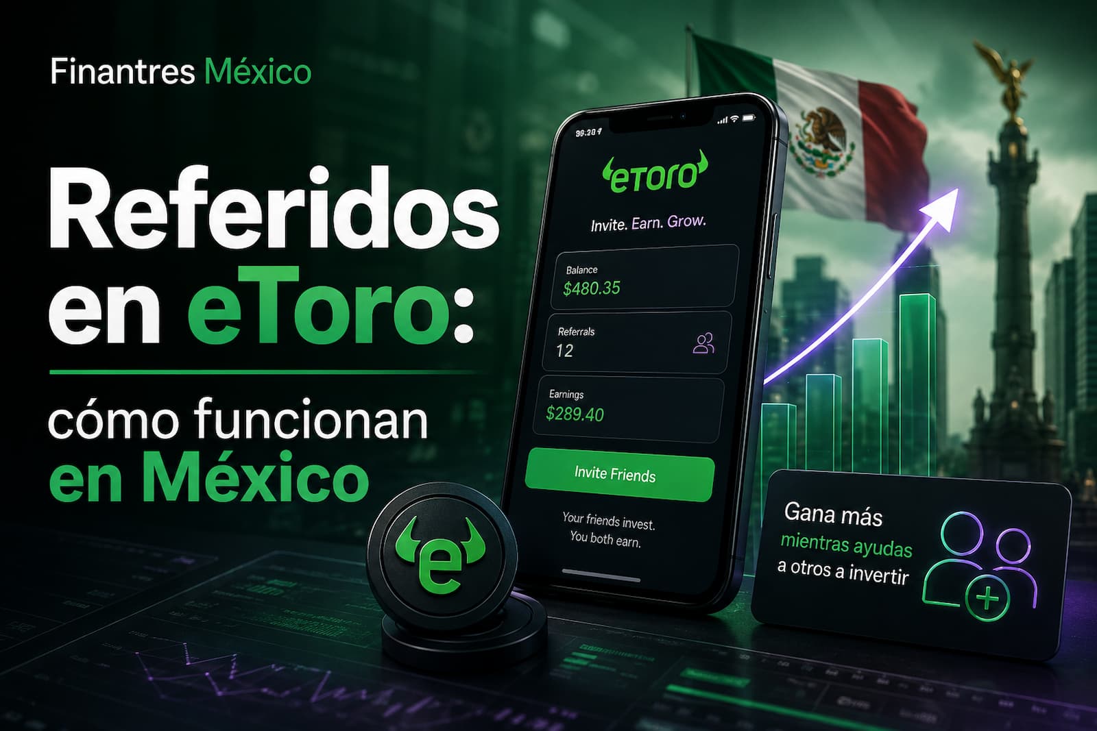 Referidos en eToro cómo funcionan en México