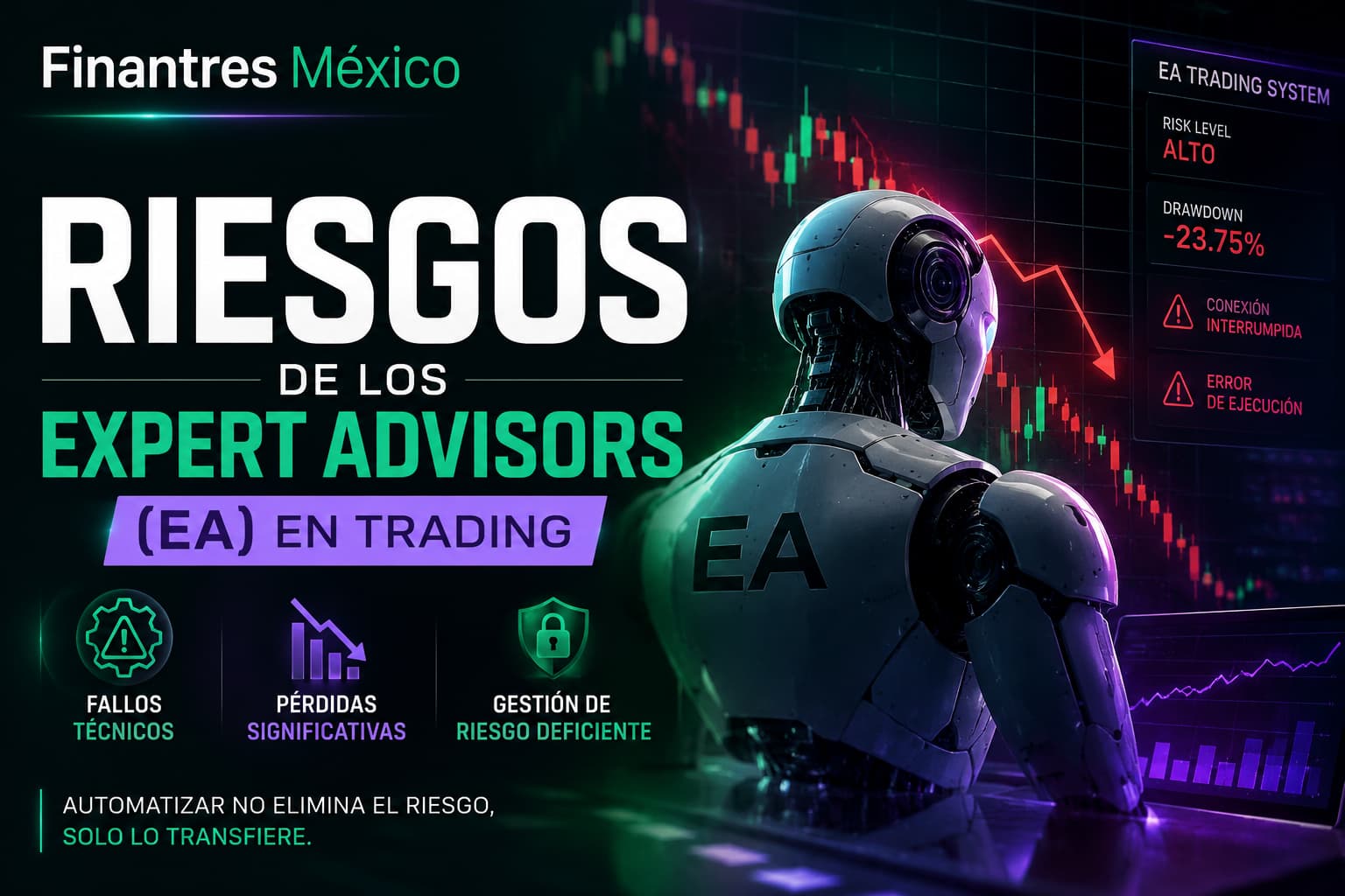 Riesgos de los Expert Advisors (EA) en trading