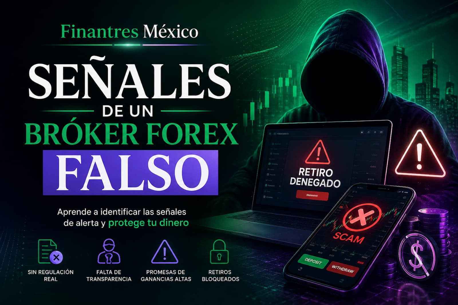 Señales de un bróker forex falso