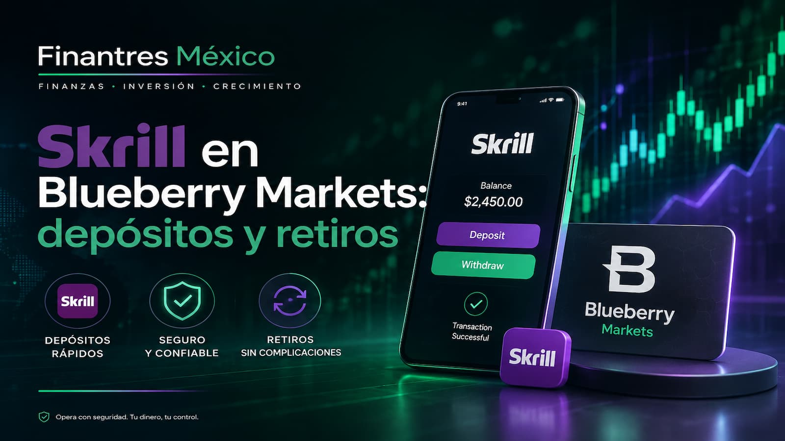 Skrill Blueberry Markets depósitos y retiros