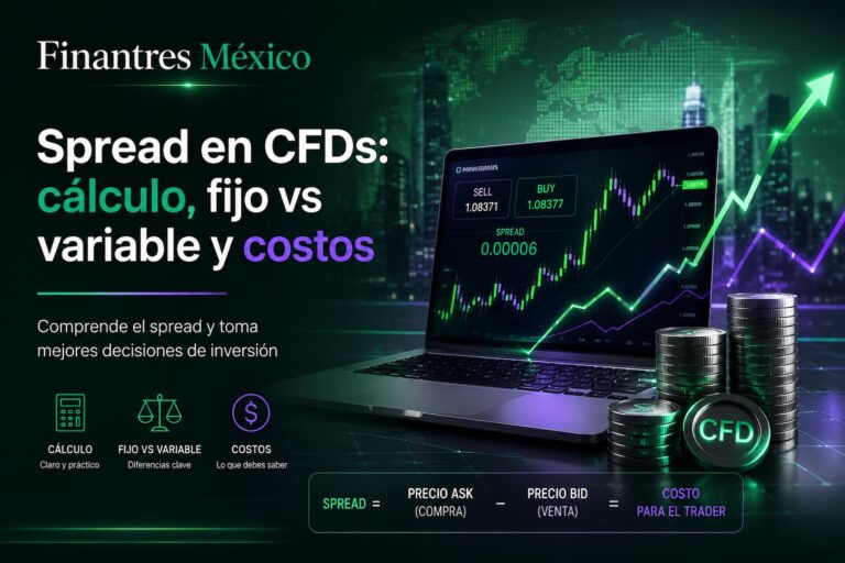 Spread en CFDs cálculo, fijo vs variable y costos