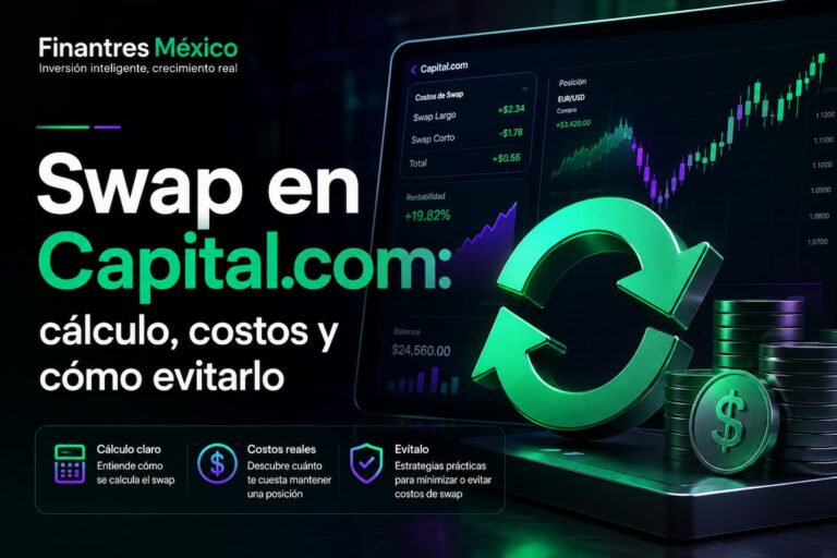 Swap en Capital.com cálculo, costos y cómo evitarlo