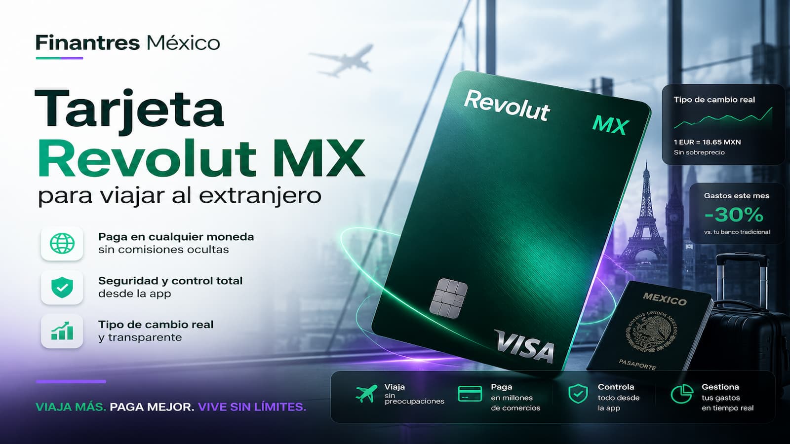 Tarjeta Revolut MX para viajar al extranjero