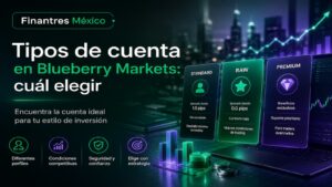 Tipos de cuenta en Blueberry Markets cuál elegir
