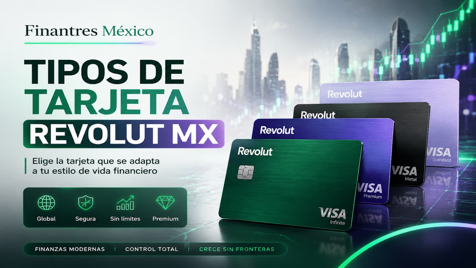 Tipos de tarjeta Revolut MX