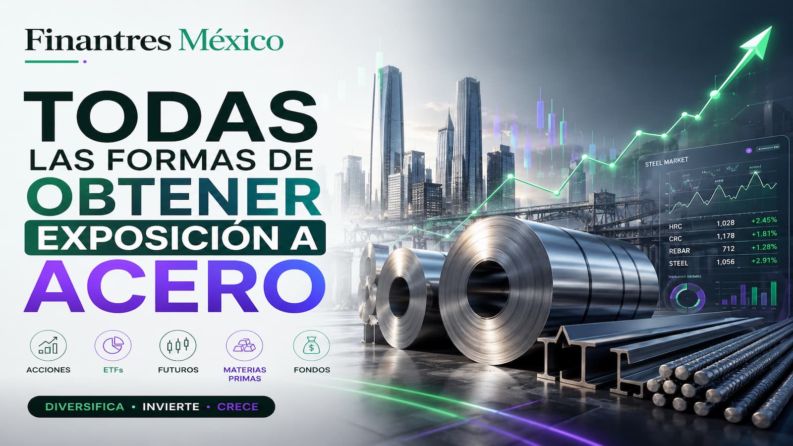 Todas las formas de obtener exposición a Acero