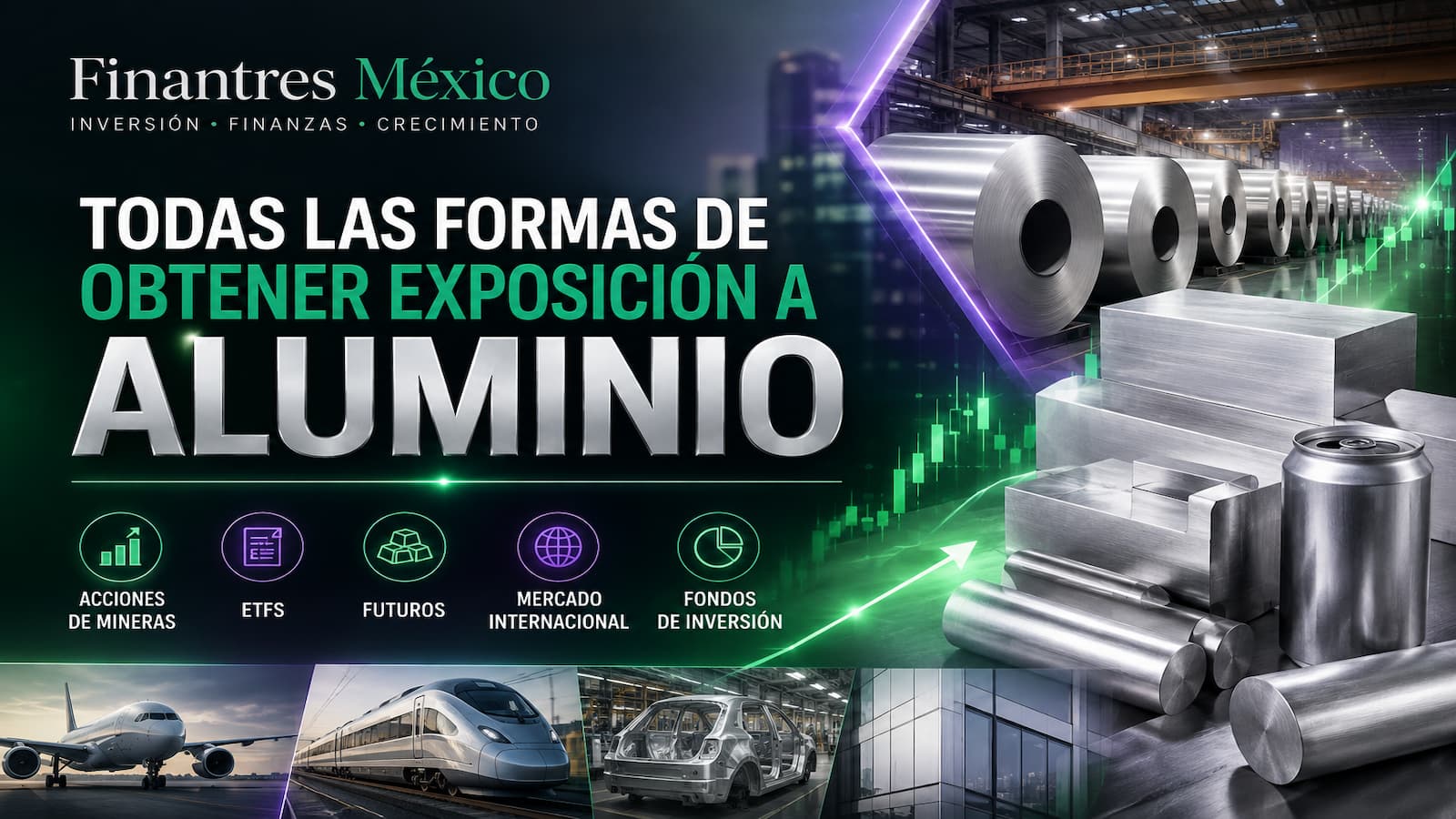 Todas las formas de obtener exposición a Aluminio