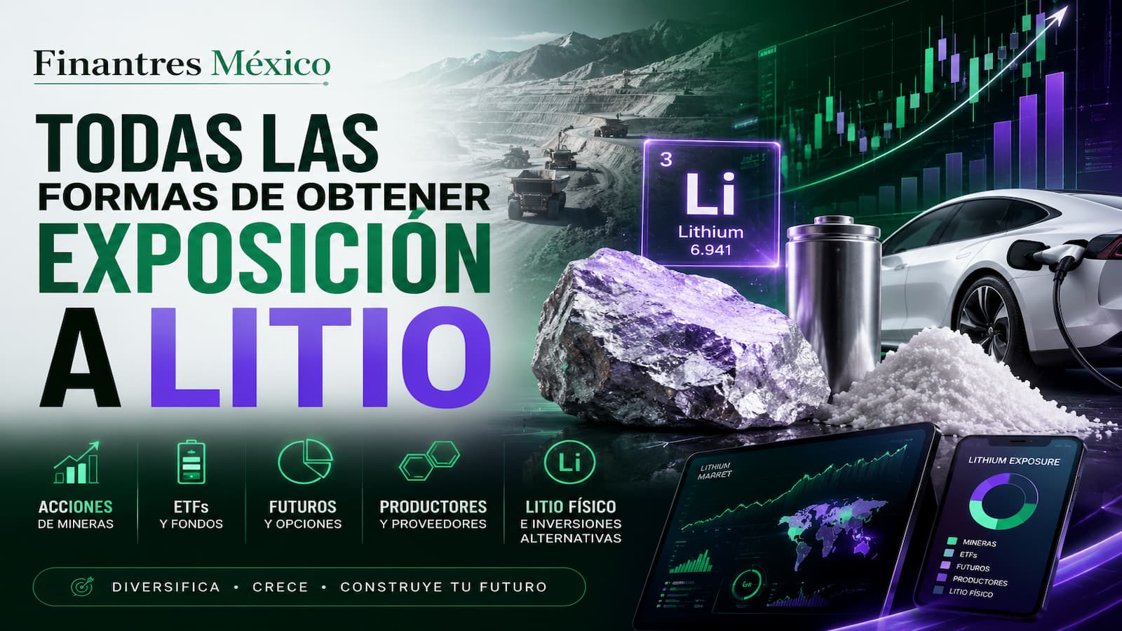 Todas las formas de obtener exposición a Litio