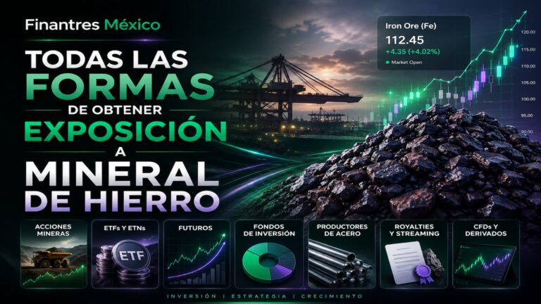 Todas las formas de obtener exposición a Mineral de hierro
