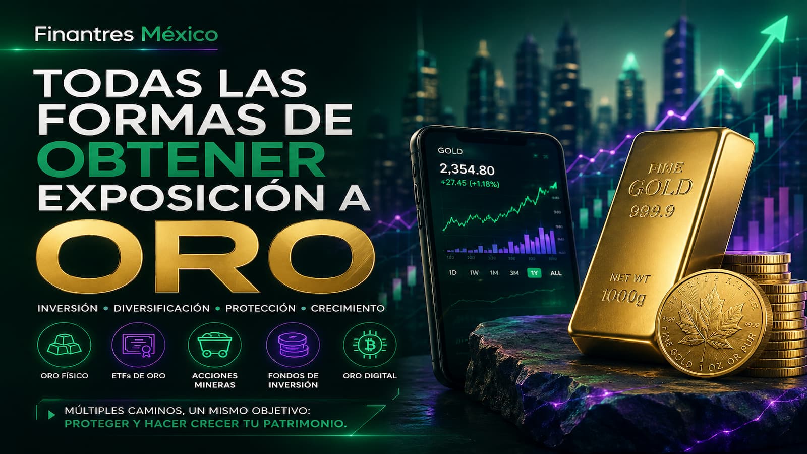 Todas las formas de obtener exposición a Oro