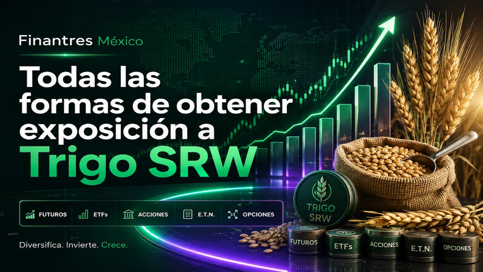 Todas las formas de obtener exposición a Trigo SRW