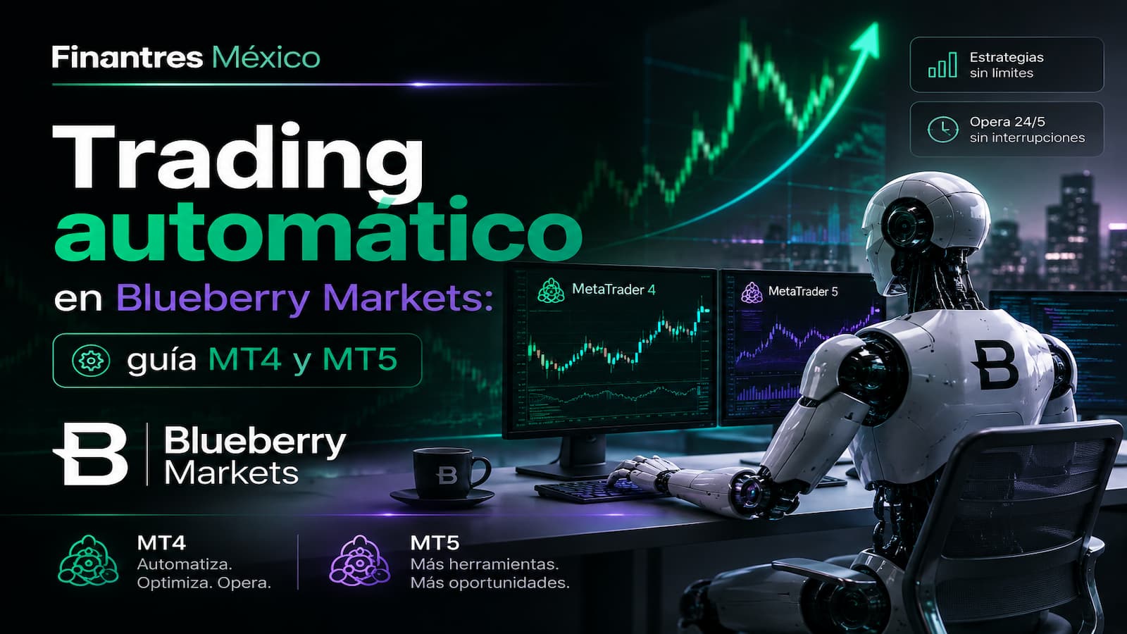 Trading automático en Blueberry Markets