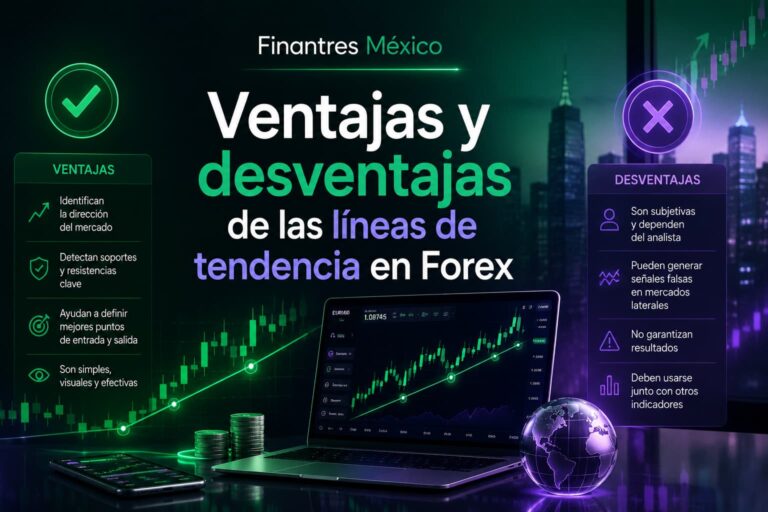 Ventajas y desventajas de las líneas de tendencia en Forex