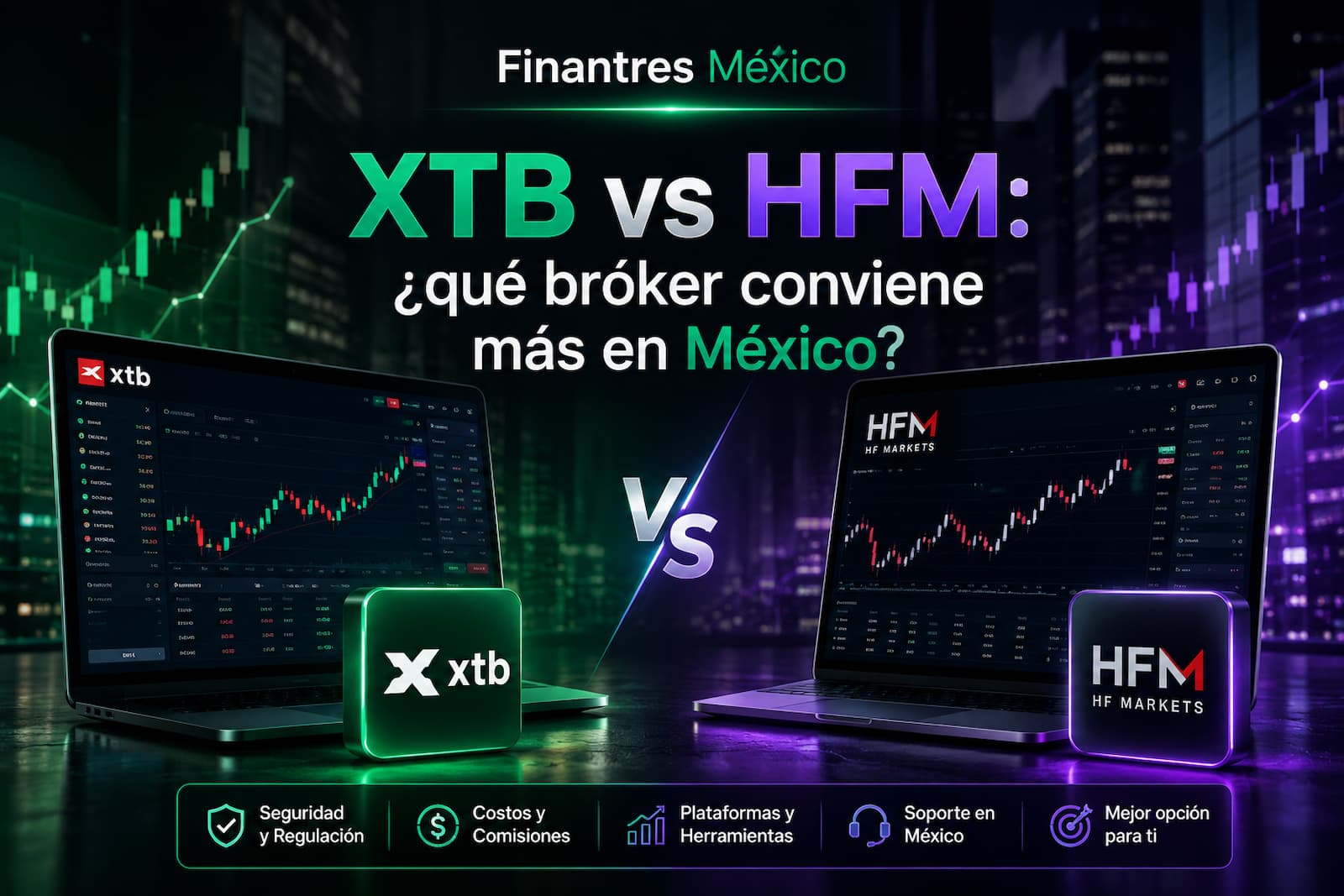 XTB vs HFM ¿qué bróker conviene más en México