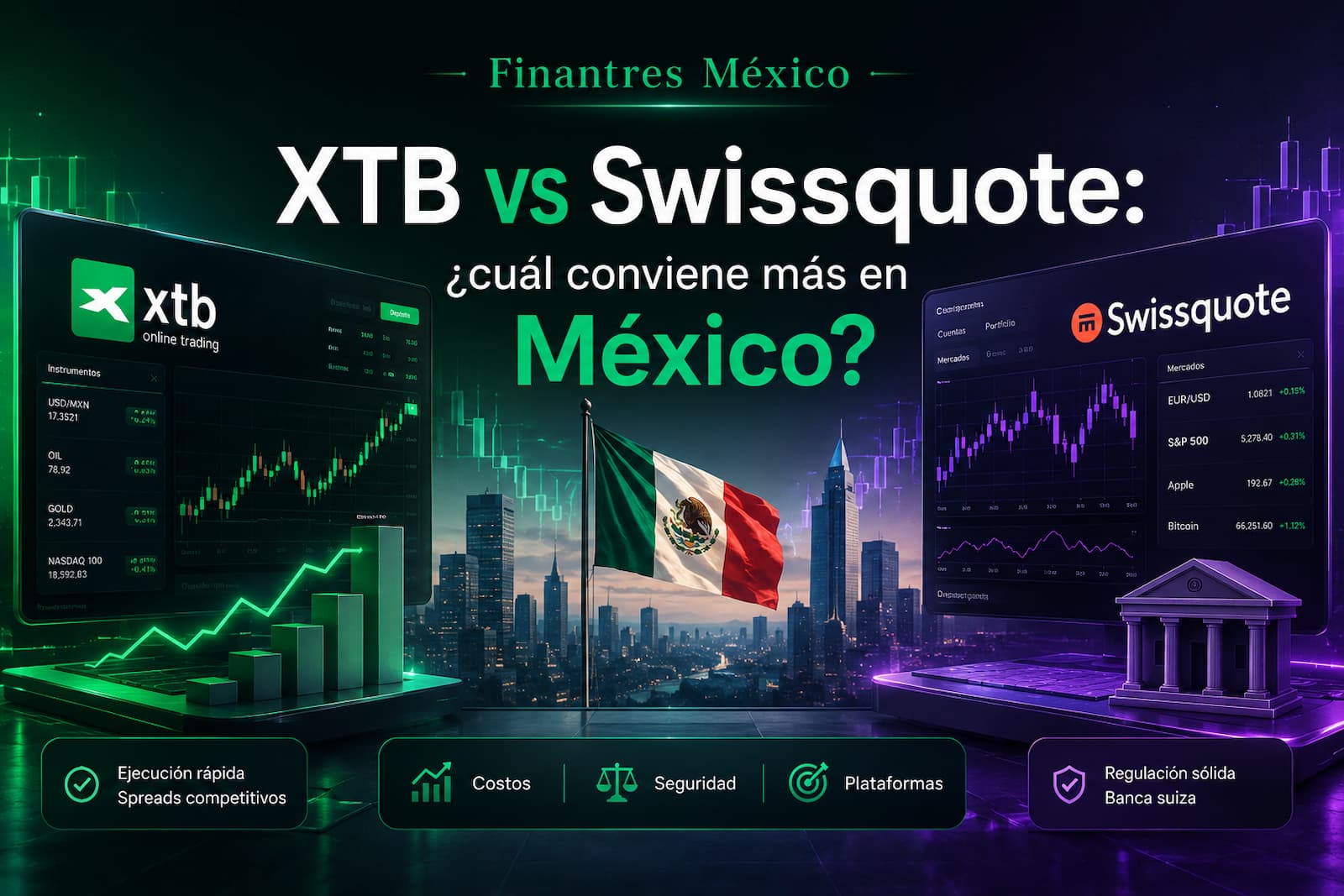 XTB vs Swissquote ¿cuál conviene más en México