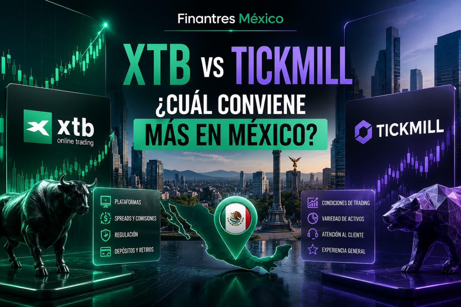 XTB vs Tickmill ¿cuál conviene más en México