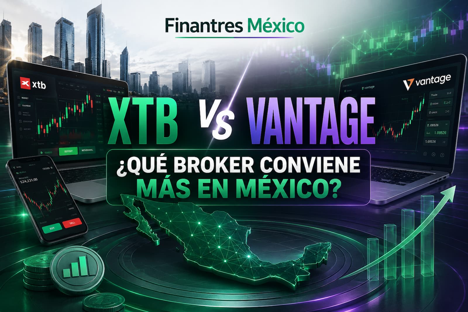 XTB vs Vantage ¿qué broker conviene más en México