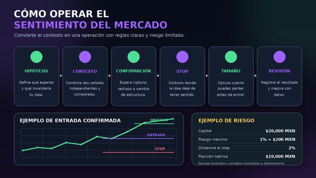 como operar sentimiento del mercado