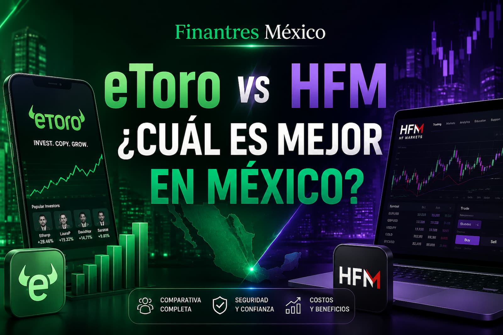 eToro vs HFM ¿cuál es mejor en México