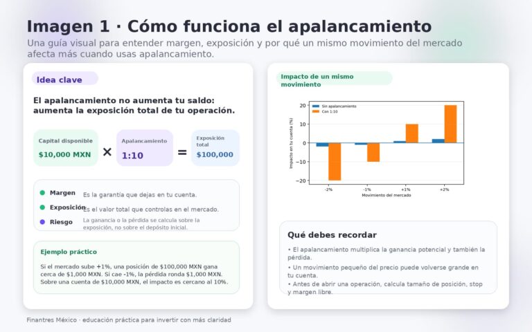 imagen como funciona el apalancamiento v