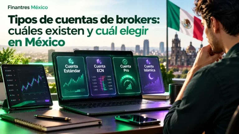 Tipos de cuentas de brokers cuál elegir en México