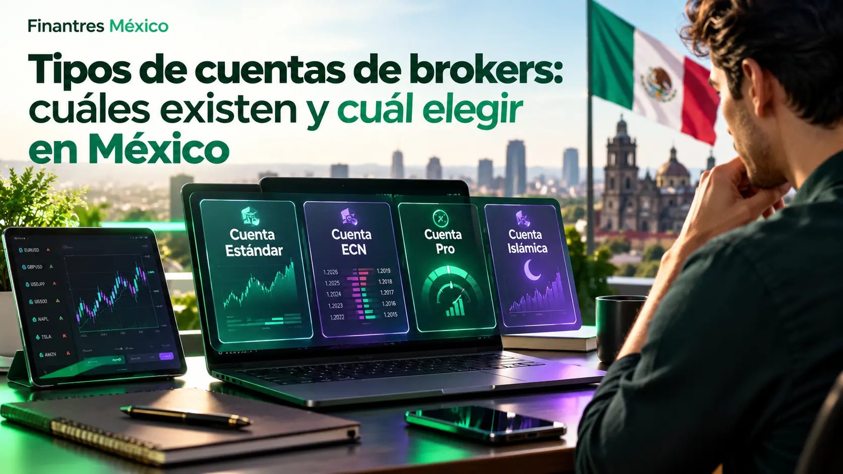 Tipos de cuentas de brokers cuál elegir en México