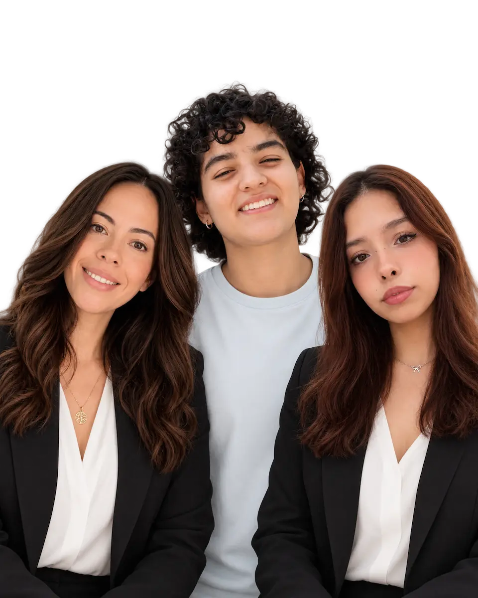 Equipo de Finantres México: Valentina Daniela, Liset Ávila y Carmen Villegas